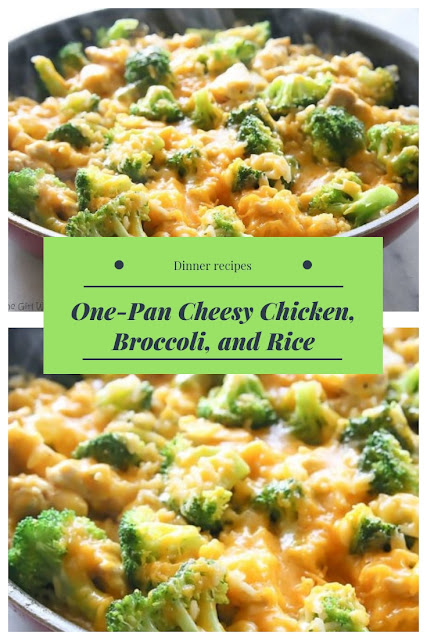One-Pan Cheesy Chicken, Broccoli, and Rice | Salty Sweet Recipes
