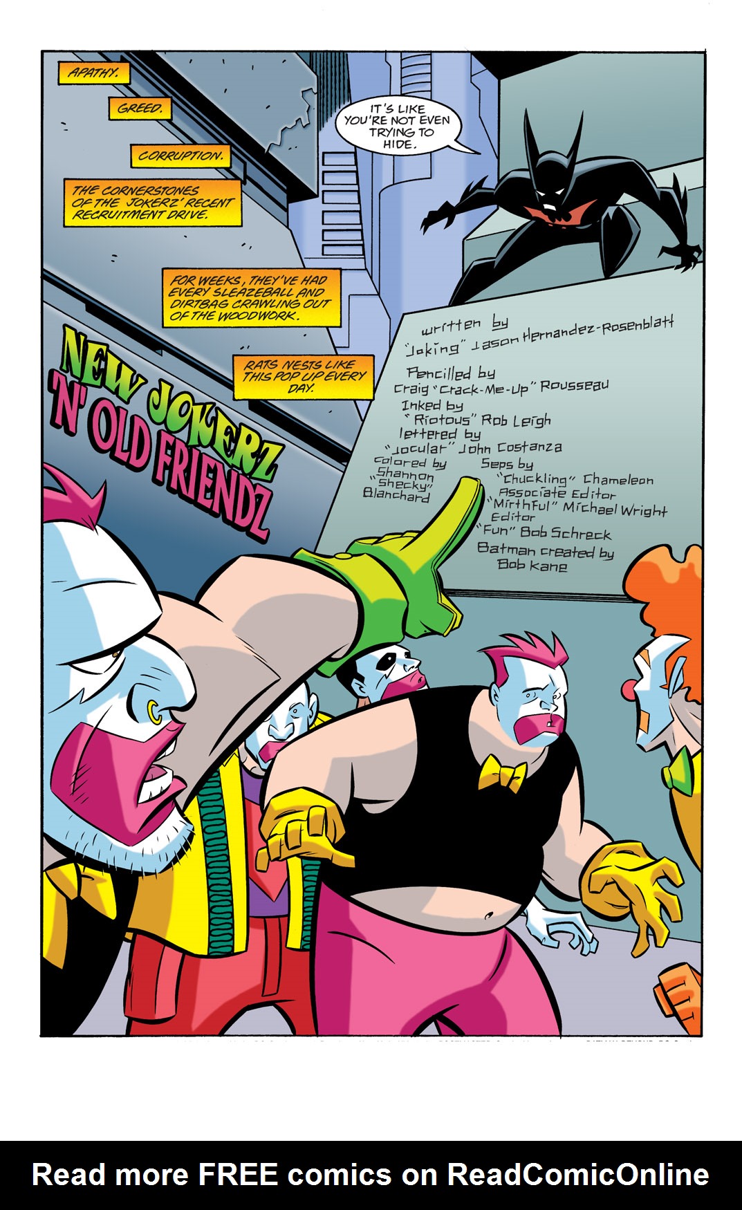 Read online Batman Beyond [II] comic -  Issue #20 - 2
