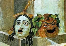 Mosaic of Theater Masks