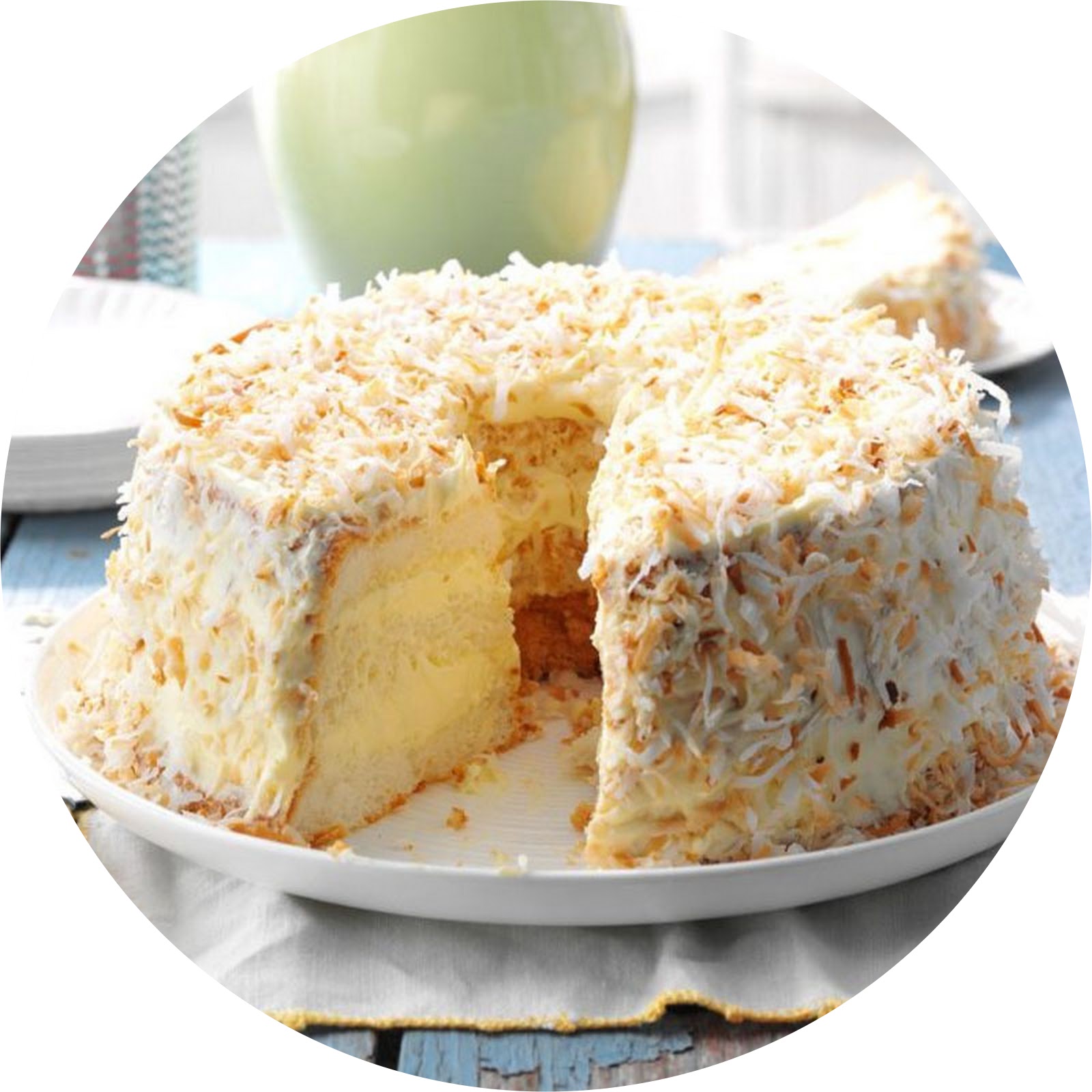 Lime Angel Food Cake