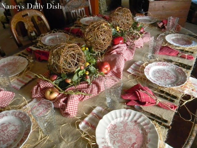 My Country Christmas Tablescape in a 6 page Magazine Layout!