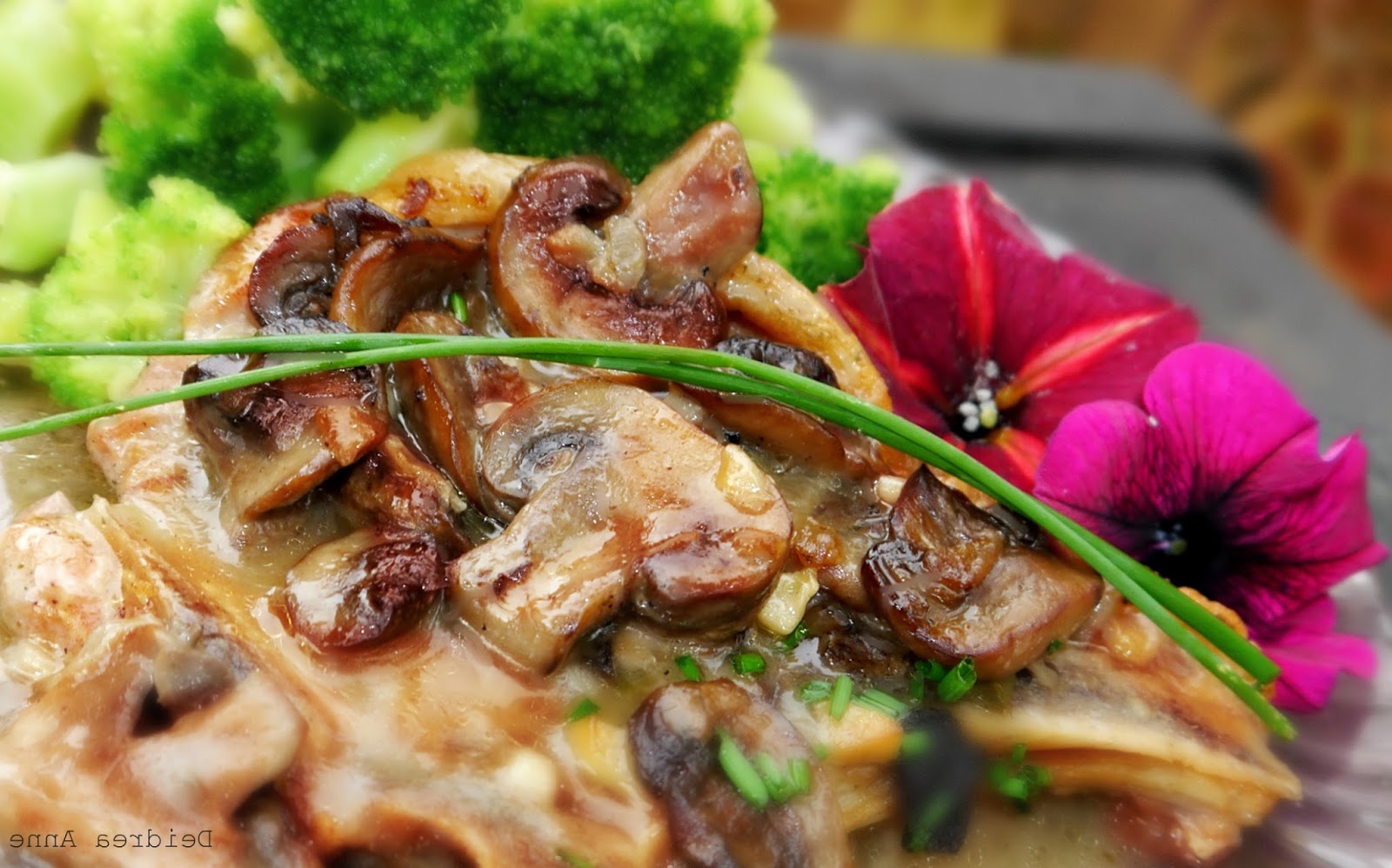 Suzy Homefaker Pork Chops with Mushroom Gravy Low Carb No Canned Soup