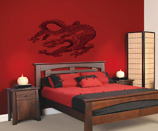 Chinese Murals With Dragon Grafiti Art