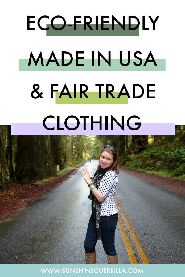 Made in America and Eco-Friendly Clothing for Women - Sunshine Guerrilla