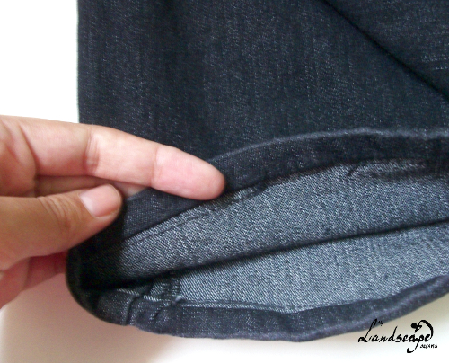 como fazer bainha de calça jeans utilizando a bainha original 