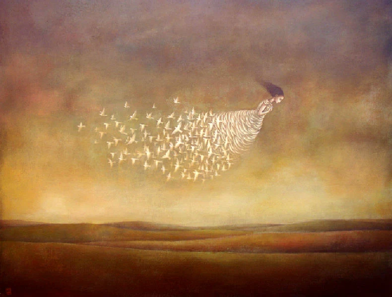 Duy Huynh 1975 - Vietnamese Symbolist and Surrealist painter