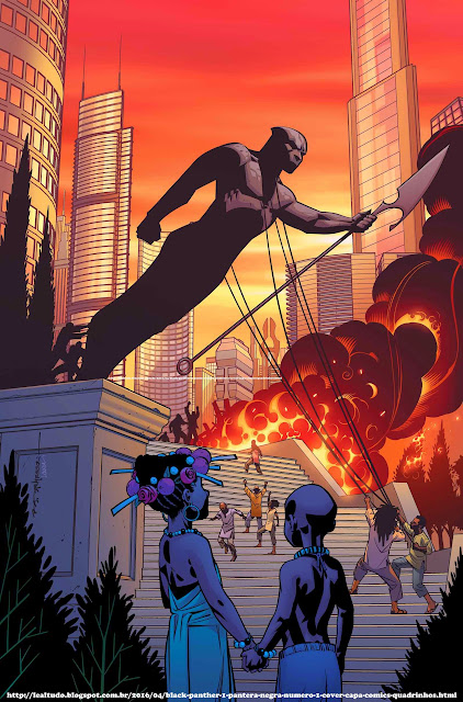 BLACK PANTHER #1 PANTERA NEGRA Número 1 By Ta-Nehisi Coates & Brian Stelfreeze - Desenhos Drawings Comics Revista em Quadrinhos - REVOLUÇÃO BLACK PANTHER #1 PANTERA NEGRA Número 1 By Ta-Nehisi Coates & Brian Stelfreeze - Desenhos Drawings Comics Revista em Quadrinhos - REVOLUÇÃO