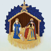 Christ Nativity Wall Hanging