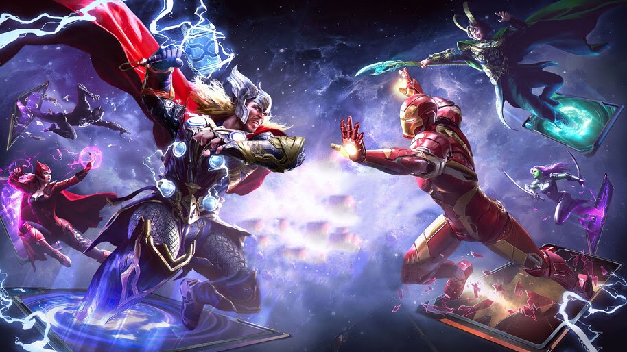 Thor vs. Iron Man, Marvel Duel, 4K, #7.1542