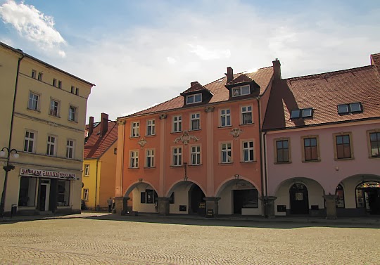 Rynek w Lubawce.