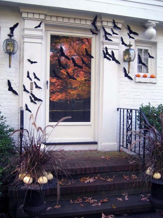 scary Halloween door decorating contest ideas