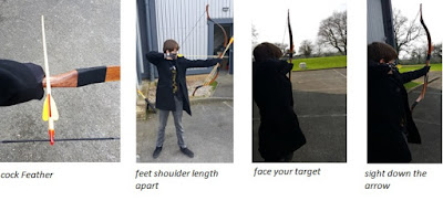 How to use an archery bow