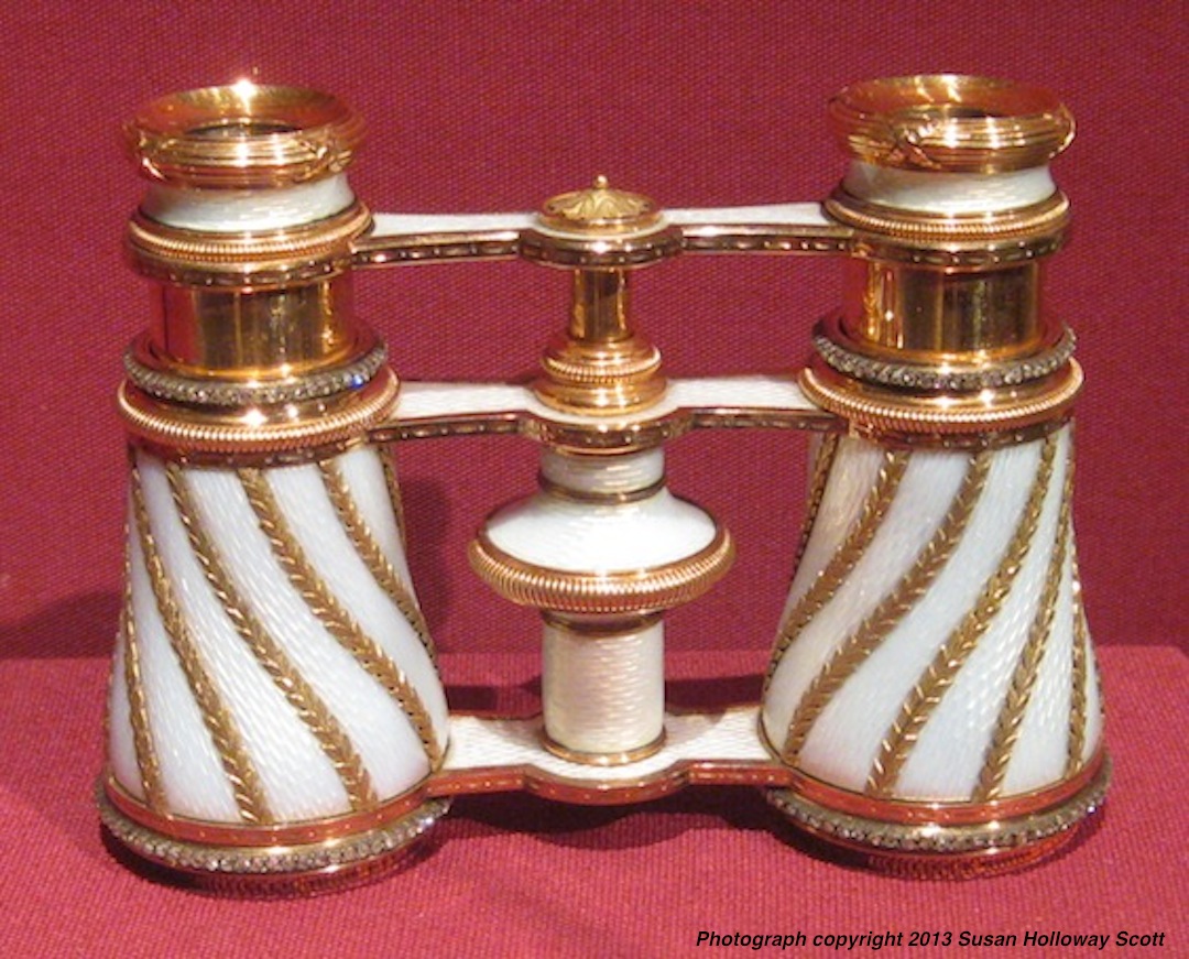 Two Nerdy History Girls Imperial Opera Glasses, c. 1896