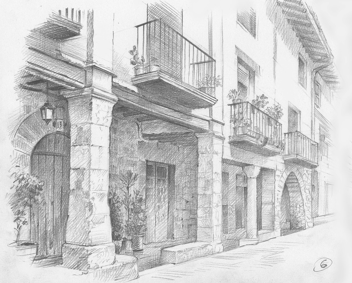 isidre mones art DIBUJO DE ARQUITECTURA POPULAR PASO A PASO.