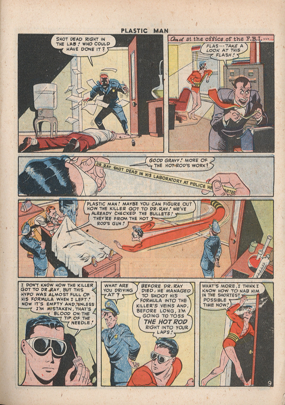 Read online Plastic Man (1943) comic -  Issue #8 - 11