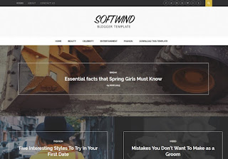SoftWind Blogger Template