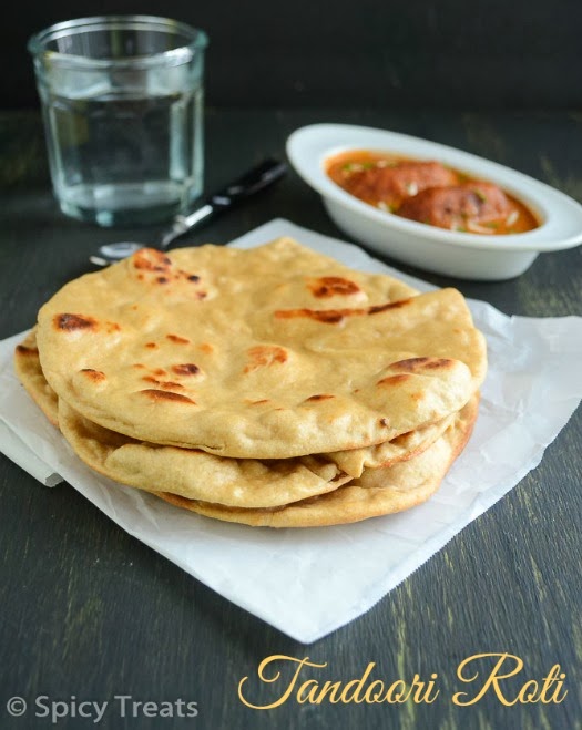 Spicy Treats: Tandoori Roti / Tandoori Roti Recipe In oven / Baked ...