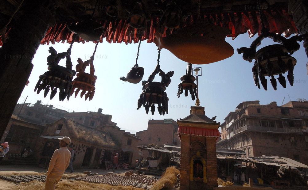 Jiten's world Clay Lamp from Bhaktapur