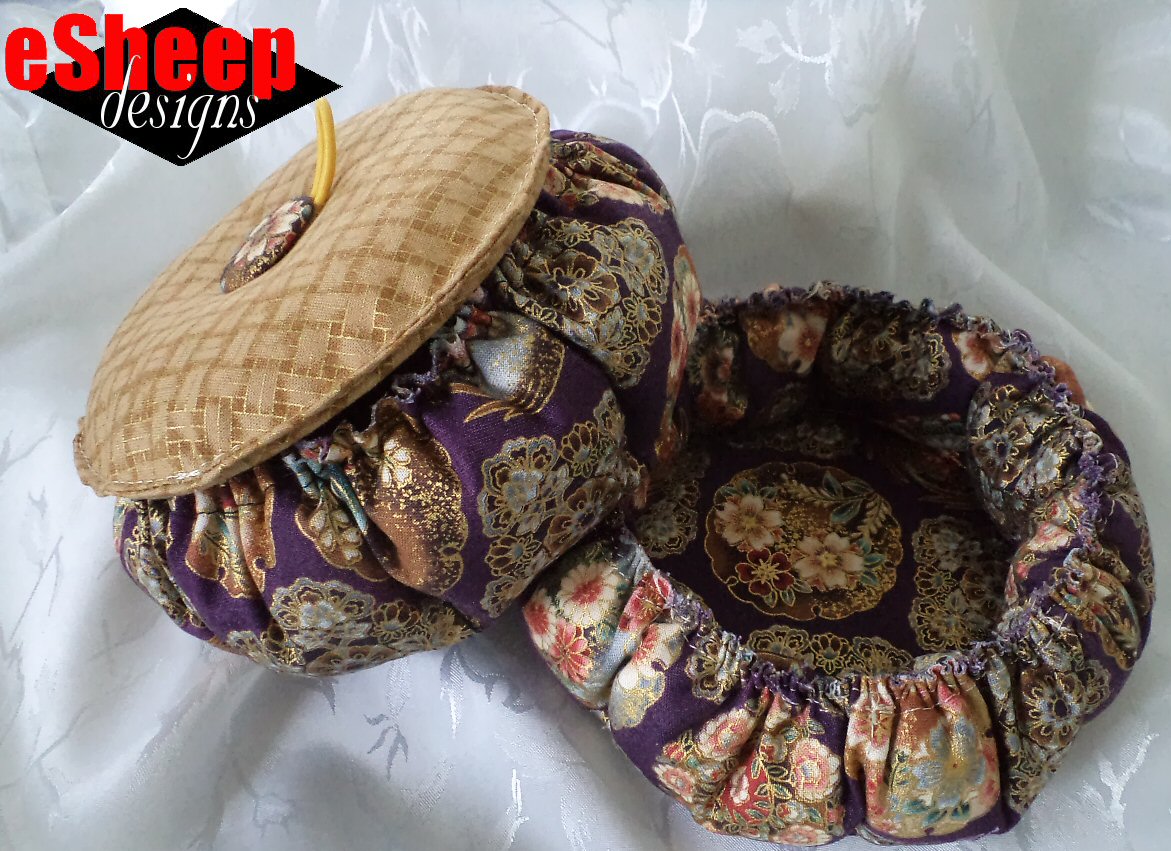 eSHEEP DESIGNS Free Pattern/Tutorial Stacking CD Baskets