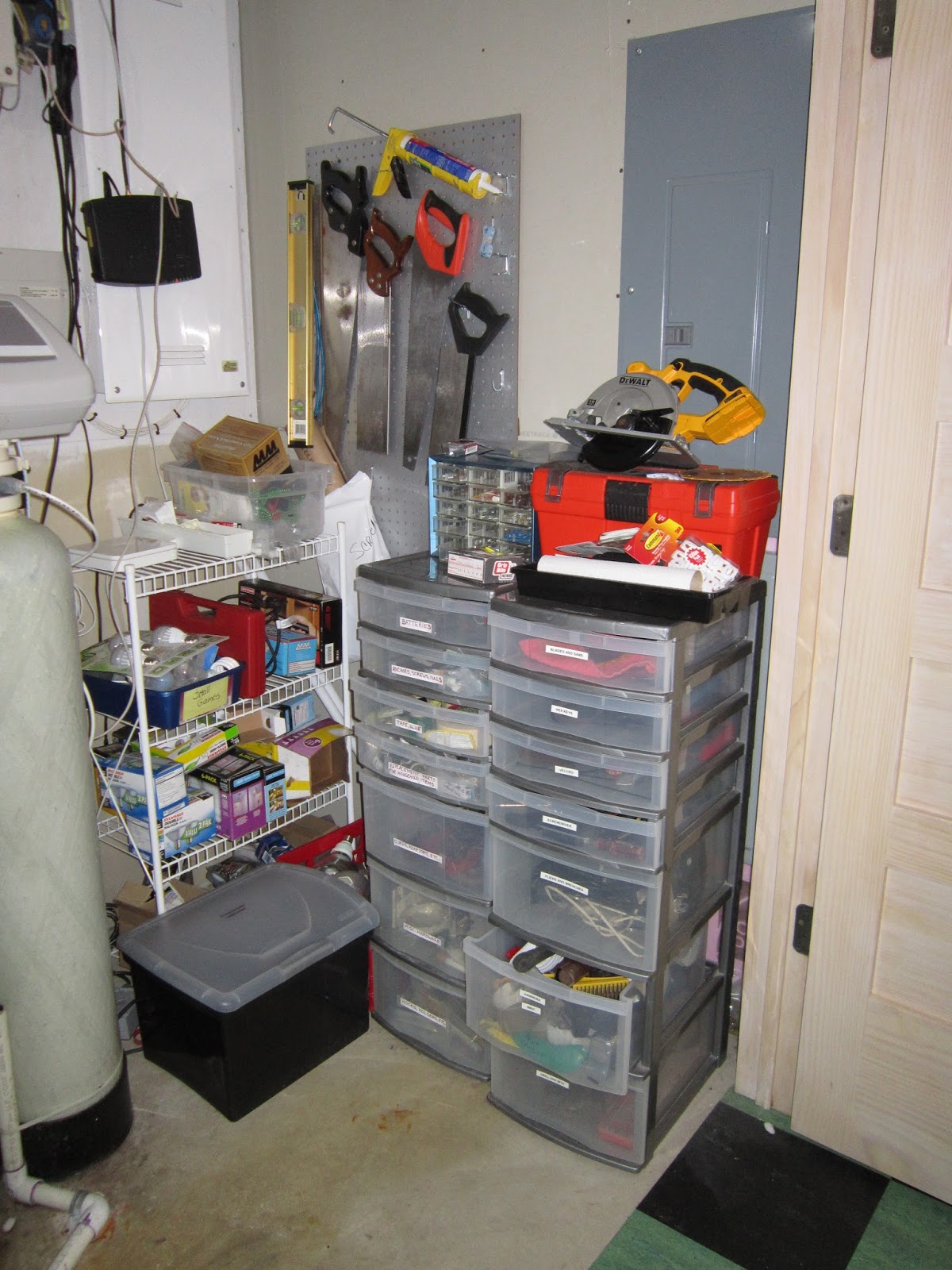 Winnow & Spruce Organizing Tiny Tool Closet