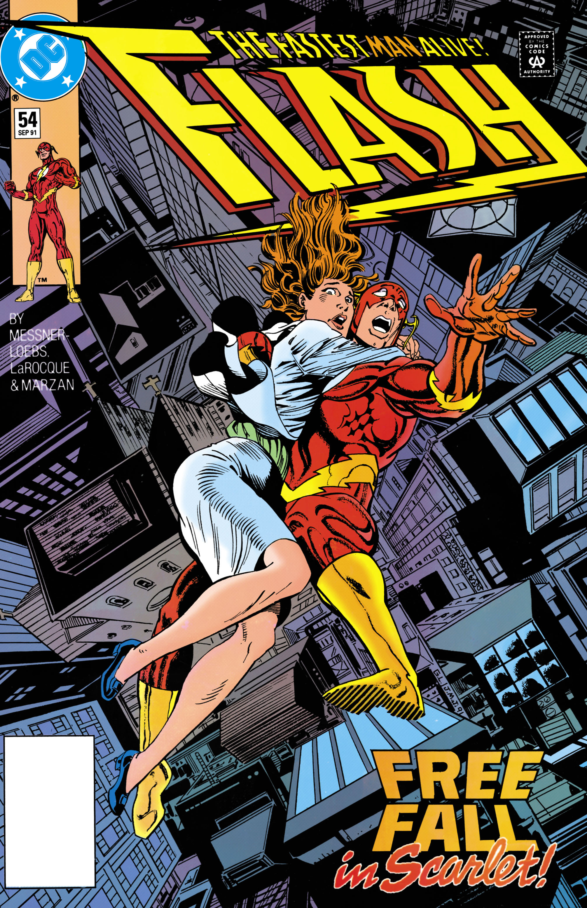 Read online The Flash (1987) comic -  Issue #54 - 1