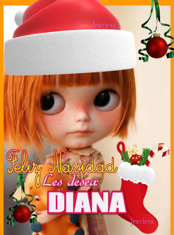 muñequitas de navidad con nombre