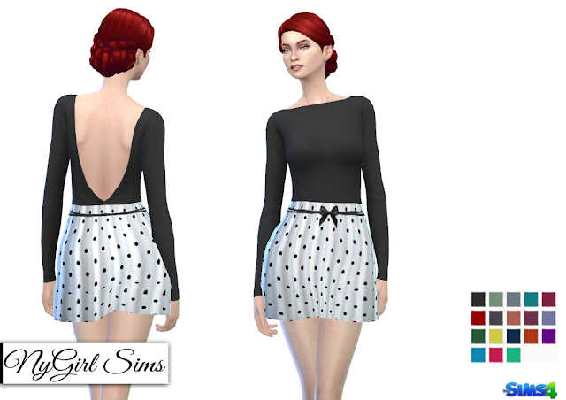 Sims 4 CC's - The Best: Dress by NyGirl Sims