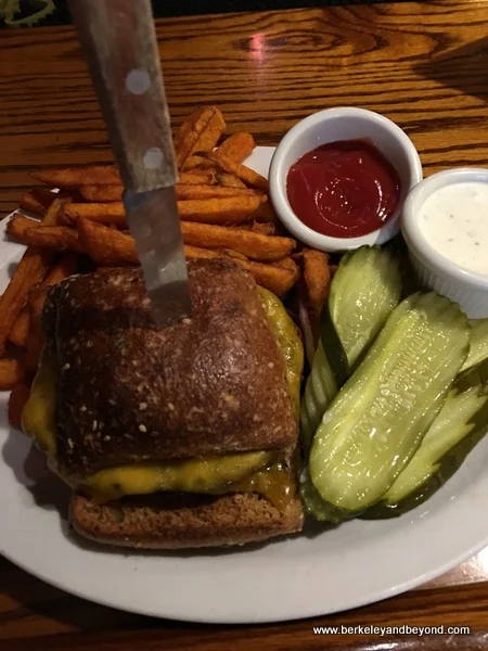 Classic Cheeseburger at The Burger Saloon in Woodland, California