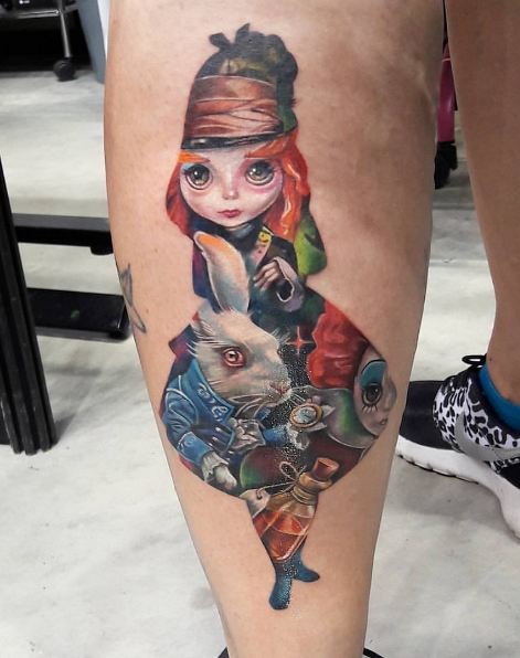 Alice In Wonderland Tattoos Alice In Wonderland Tattoos