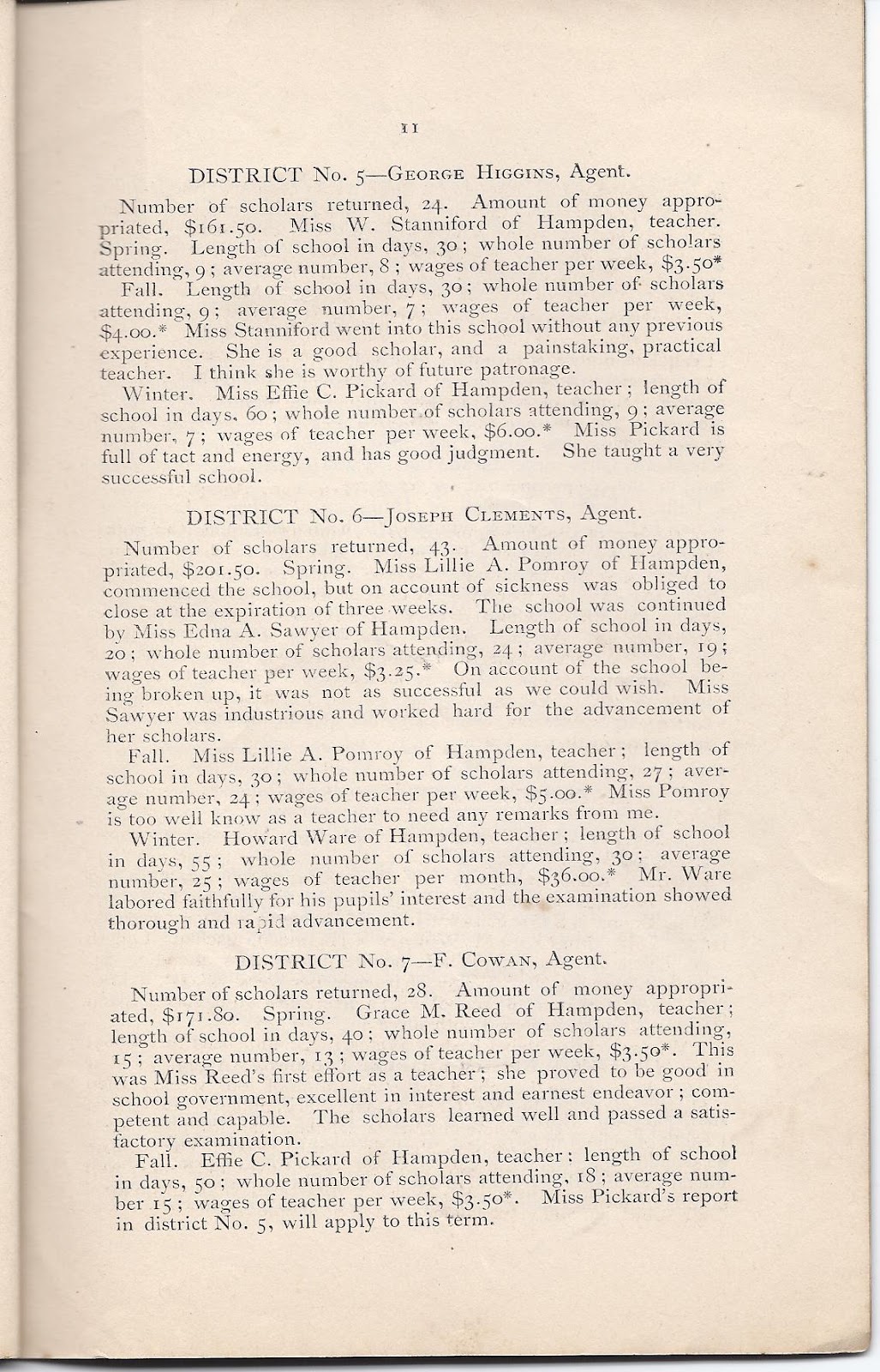 Heirlooms Reunited: 1889-90 Annual Report & School Report of Hampden, Maine