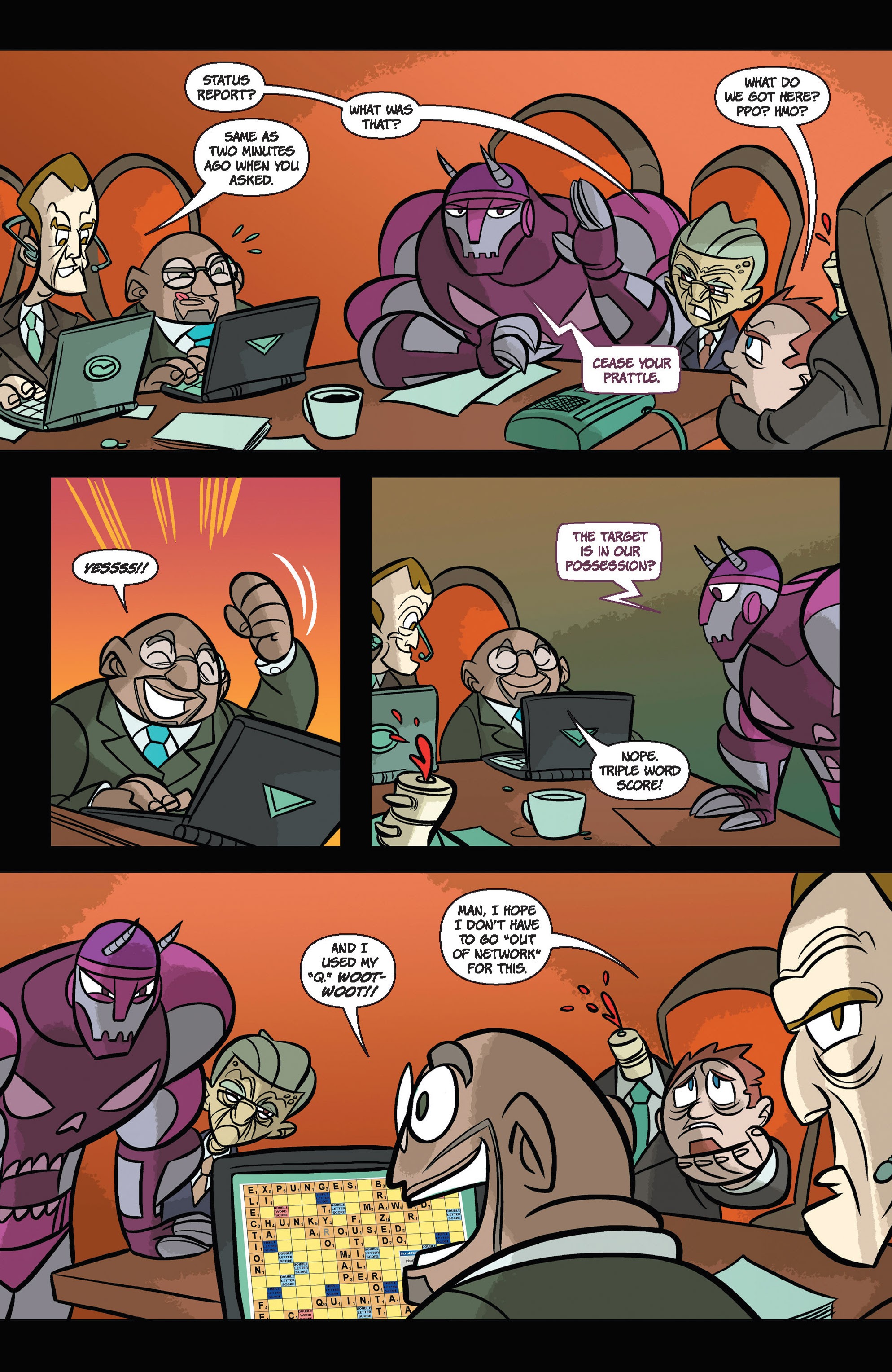 Read online Super Human Resources comic -  Issue #2 - 11