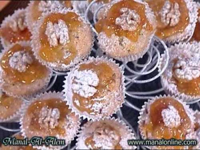 كب كيك التفاح