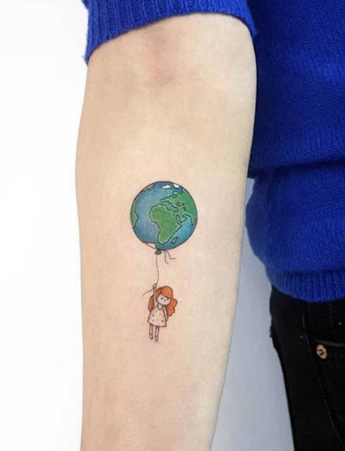 tatuagens de balões para as meninas tatuagens de balões para as meninas