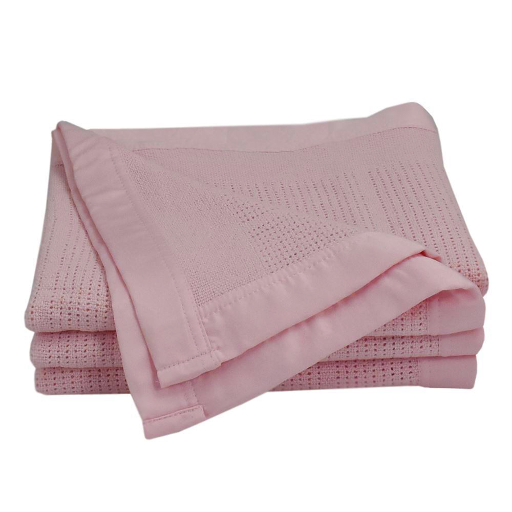 pink cellular blanket