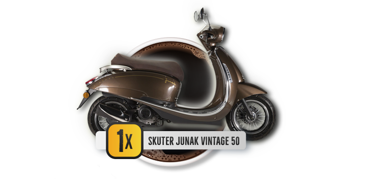 Wygraj skuter Junak Vintage 50 Konkurs