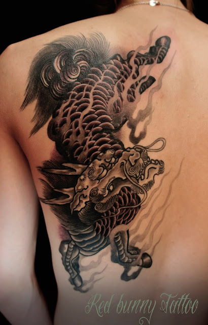 麒麟　刺青　tattoo　タトゥー