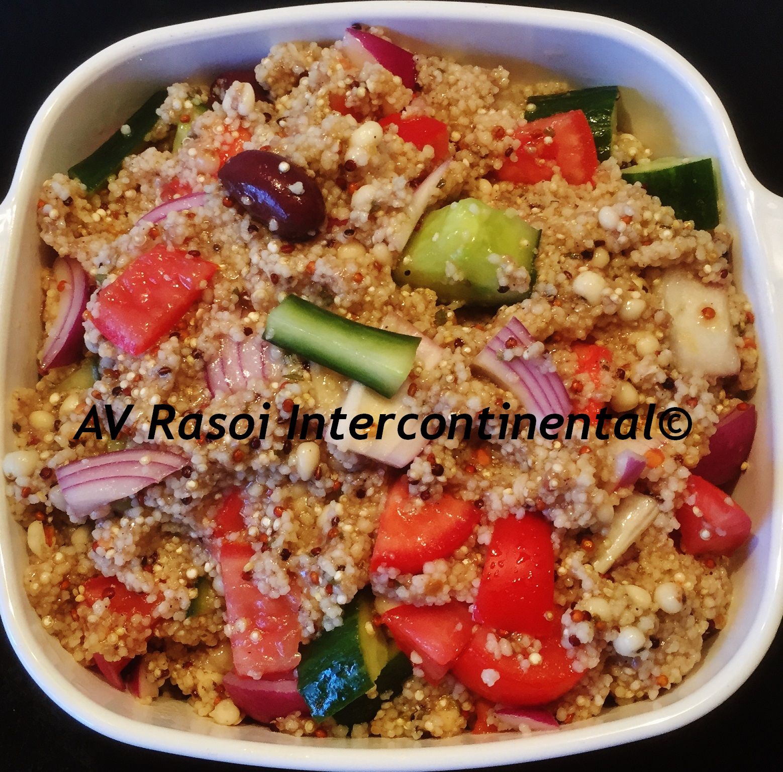 BarleyCouscousQuinoa Salad