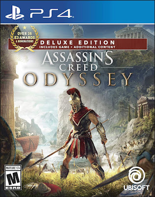 Assassins Creed Odyssey Game Cover Ps4 Deluxe Edition