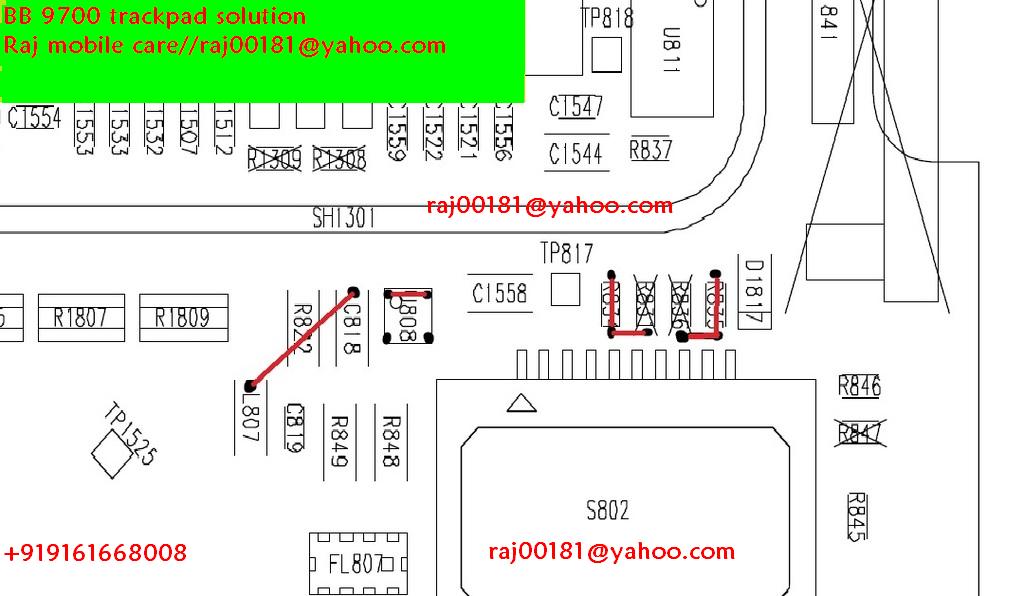 Raj Mobile Blackberry 9700 trackpad not working solution