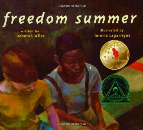 http://www.amazon.com/Freedom-Summer-Deborah-Wiles/dp/068987829X/ref=sr_1_1?s=books&ie=UTF8&qid=1423403792&sr=1-1&keywords=Freedom+Summer