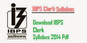 IBPS Clerk Exam Syllabus 2014, 15 PDF Download Free