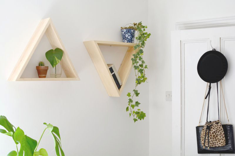 DIY bathroom storage shelf — Caroline Burke