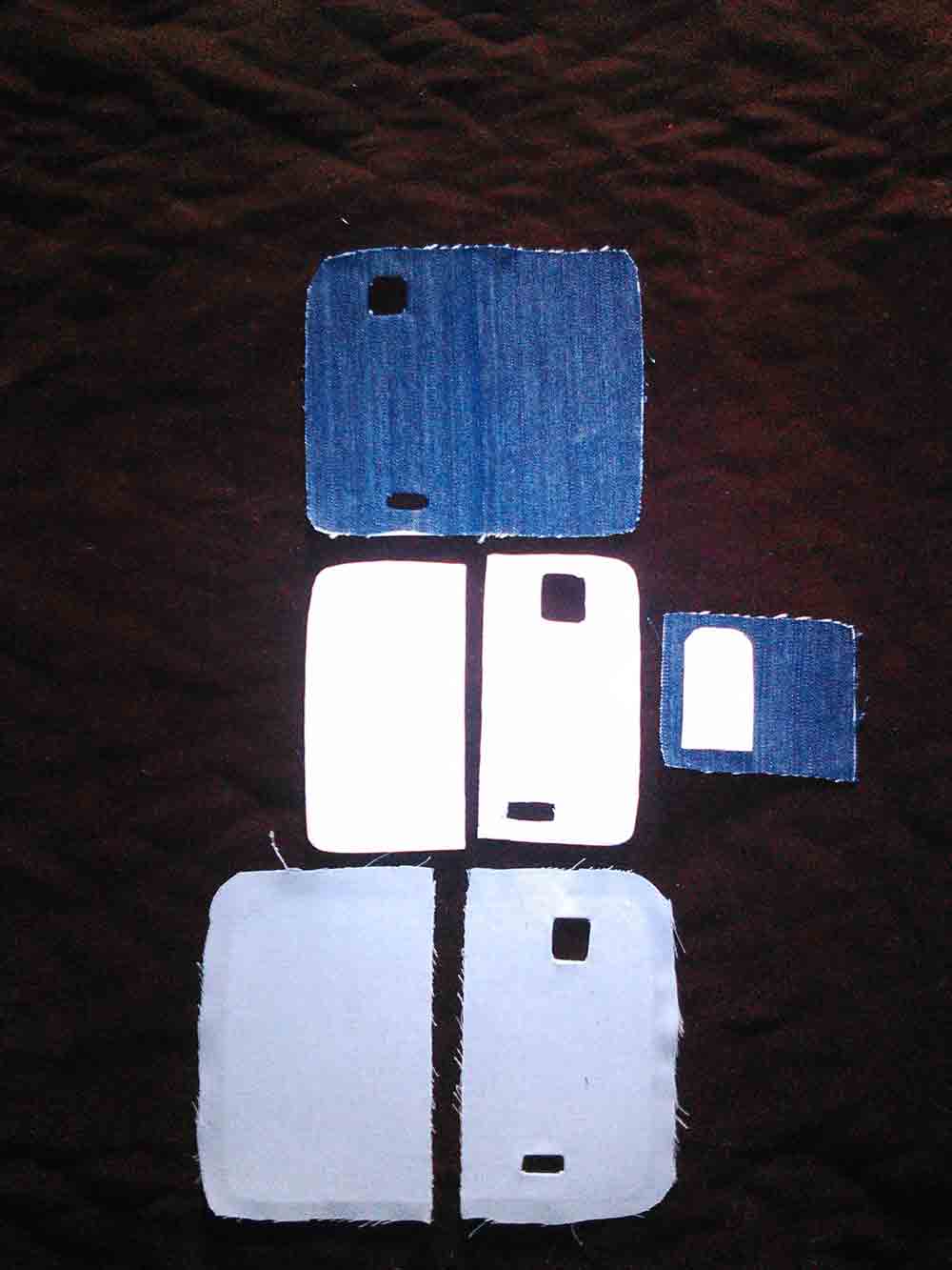 Tutorial Softcase HP Unik dari Kain Jeans