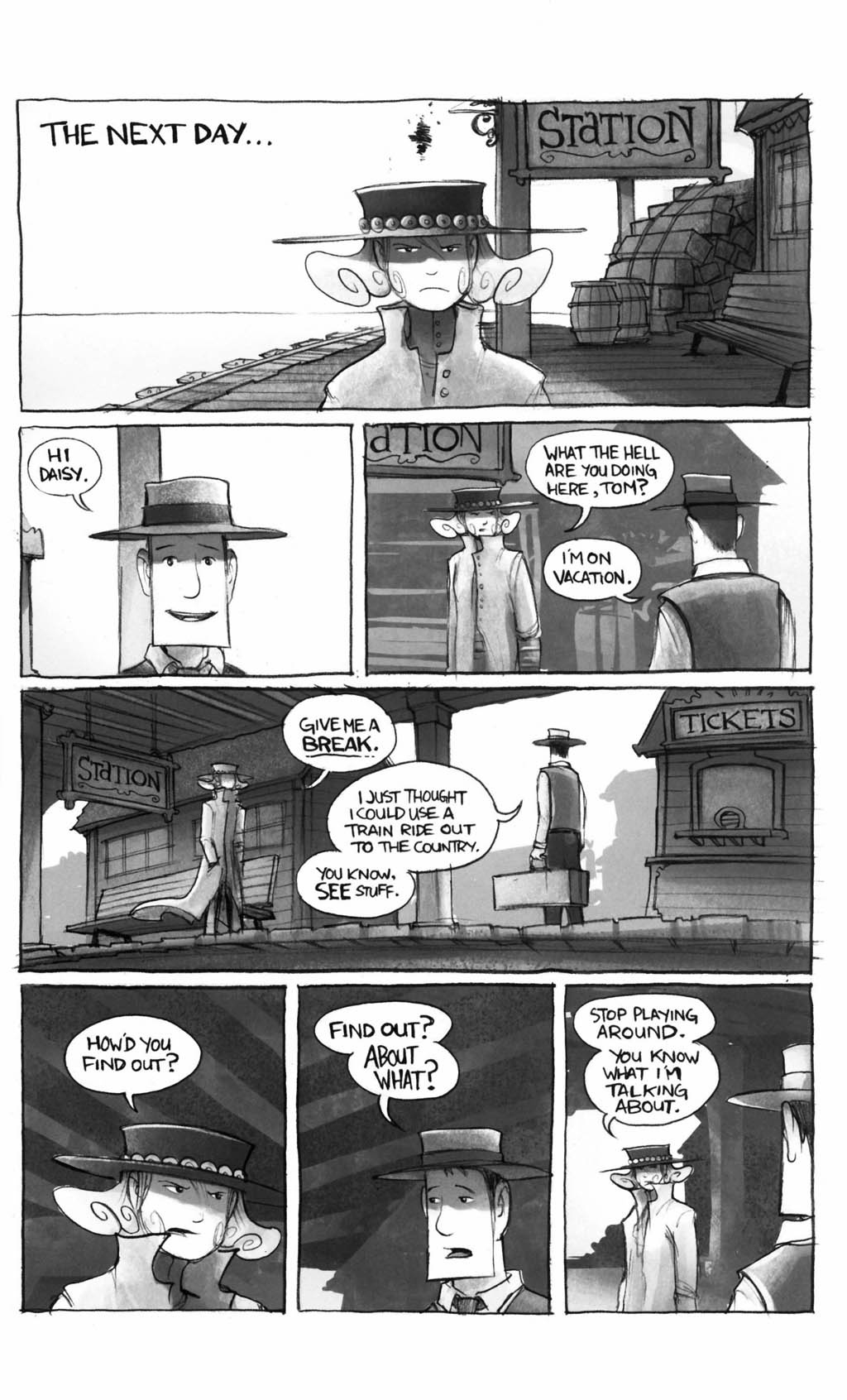 Read online Daisy Kutter: The Last Train comic -  Issue #3 - 7