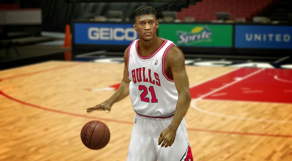 NBA 2k14 Jimmy Butler Cyberface Patch