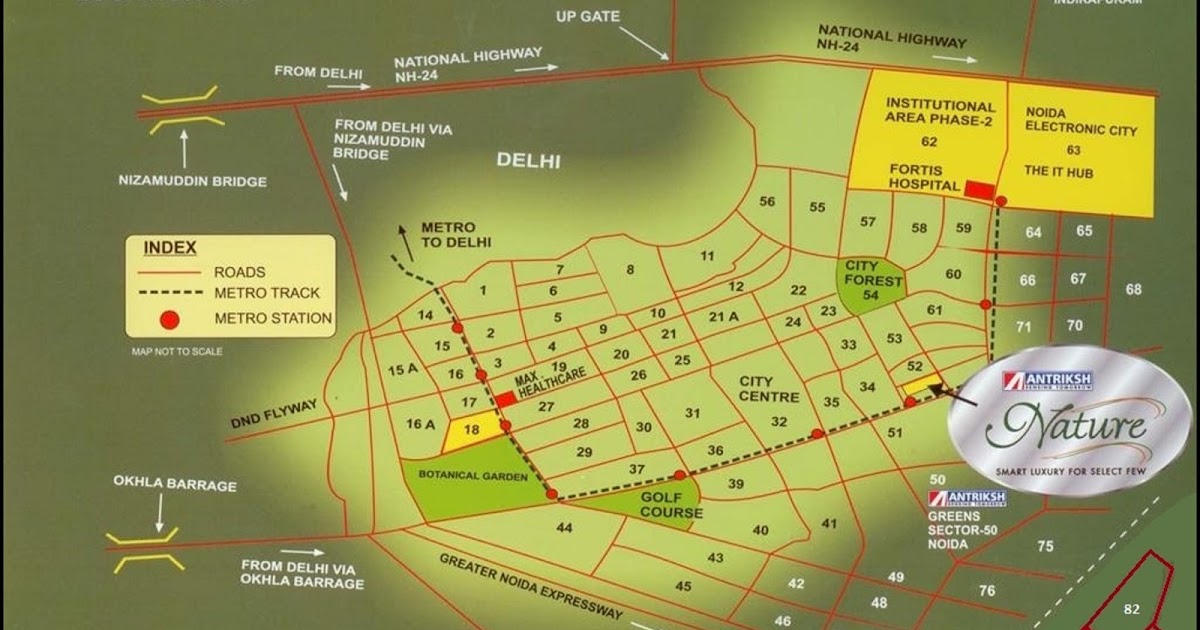 Noida Sector Map SOUTH INDIA TOURISM
