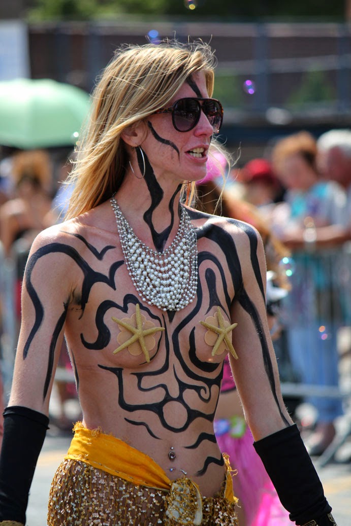 New York City body Art Painting 