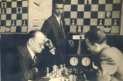 Partida Alexander Alekhine - Andreu Muñoz en el IV Torneo Internacional de Ajedrez de Sabadell 1945