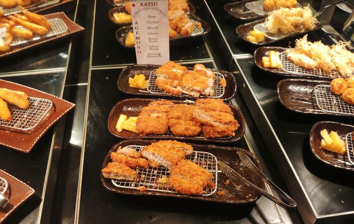 Dads World Buffet katsu