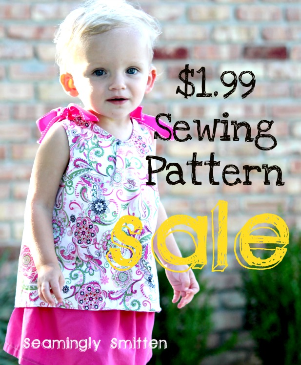 Seamingly Smitten 1.99 Sewing Pattern SALE tutorial, howto sew